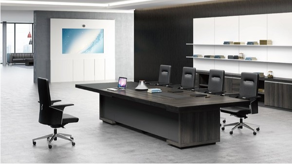 現(xiàn)代高檔長條10人油漆實(shí)木辦公室會(huì)議桌會(huì)議臺(tái)洽談桌廠家定制