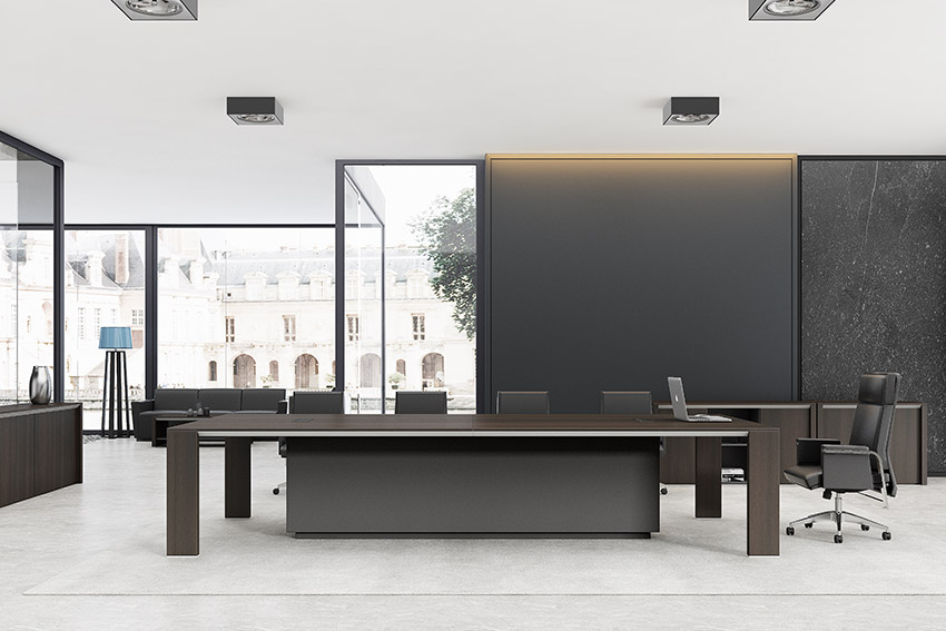 現(xiàn)代簡(jiǎn)約長(zhǎng)條10人油漆實(shí)木會(huì)議桌廠家直銷(xiāo)