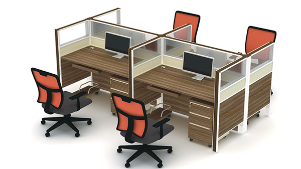 簡約十字型四人高屏風辦公桌隔斷工作卡位 簡約十字型四人高屏風辦公桌隔斷工作卡位