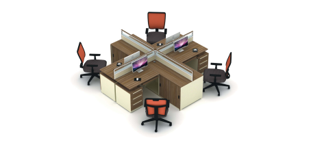 辦公屏風卡位辦公桌分類、尺寸及價格